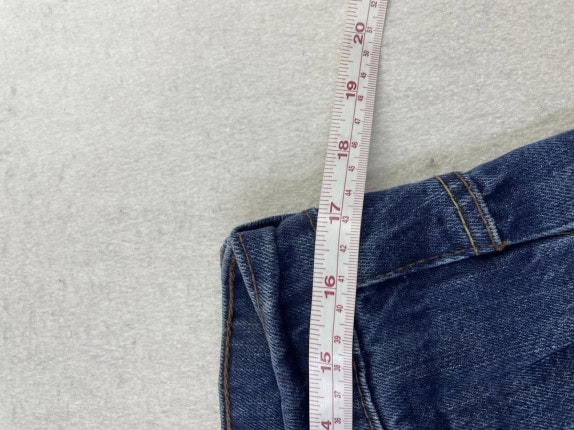 BLUE SEVEN ΤΖΙΝ ΒΕΡΜΟΥΔΑ VINTAGE ΜΠΛΕ ΑΝΤΡΙΚΟ PRE OWNED L
