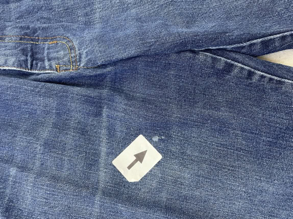 BLUE SEVEN ΤΖΙΝ ΒΕΡΜΟΥΔΑ VINTAGE ΜΠΛΕ ΑΝΤΡΙΚΟ PRE OWNED L