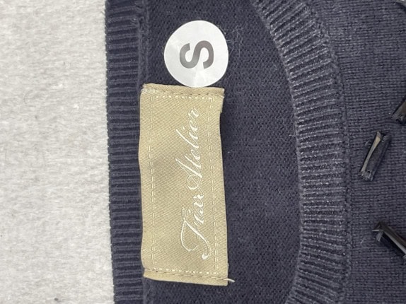 BLUMARINE ΠΛΕΚΤΟ ΠΟΥΛΟΒΕΡ ΜΕ ΚΕΝΤΗΜΑ ΜΑΥΡΟ ΓΥΝΑΙΚΕΙΟ PRE OWNED S