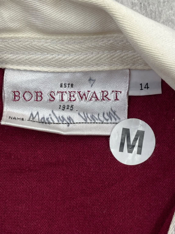 BOB STEWART RUGBY ΜΠΛΟΥΖΑ CLASSIC ΜΠΟΡΝΤΟ ΑΝΤΡΙΚΟ PRE OWNED M