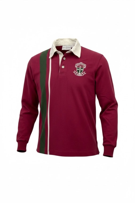 BOB STEWART RUGBY ΜΠΛΟΥΖΑ CLASSIC ΜΠΟΡΝΤΟ ΑΝΤΡΙΚΟ PRE OWNED M