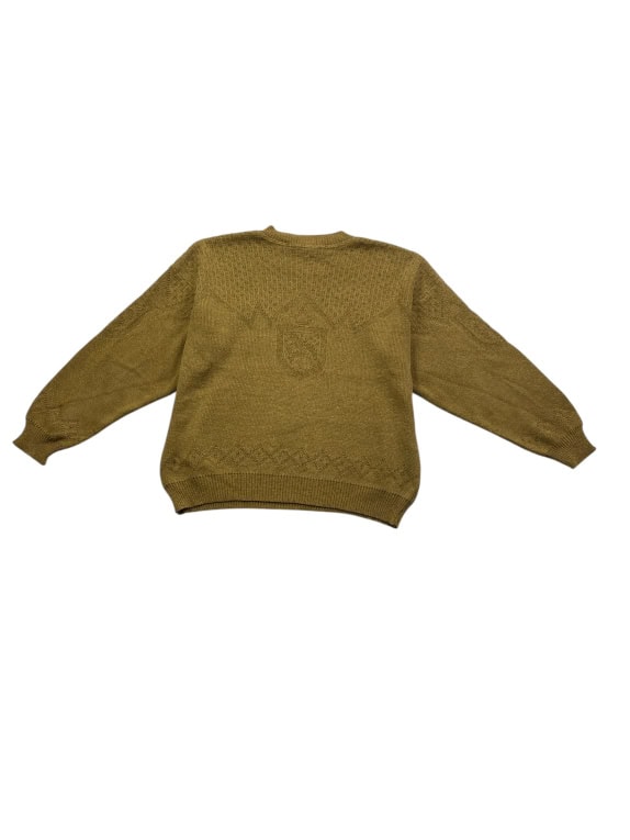 BOSS HUGO BOSS Πλεκτό Pullover Vintage Knit Logo Χακί Ανδρικό L