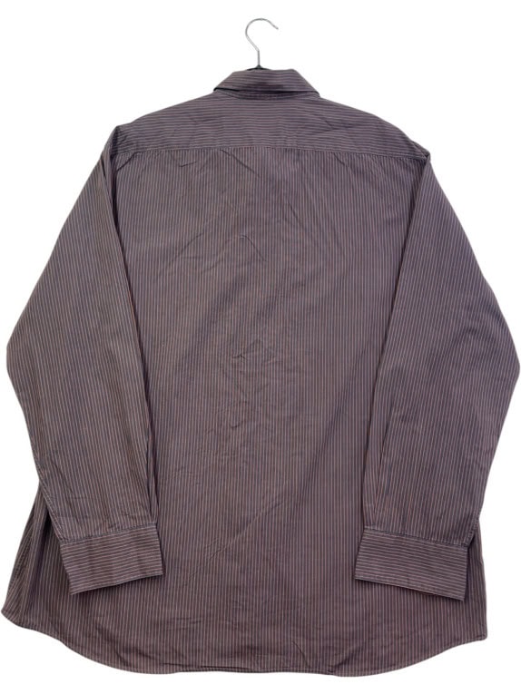 BOSS HUGO BOSS ΠΟΥΚΑΜΙΣΟ CLASSIC ΡΙΓΕ ΑΝΘΡΑΚΙ ΑΝΤΡΙΚΟ PRE OWNED XL