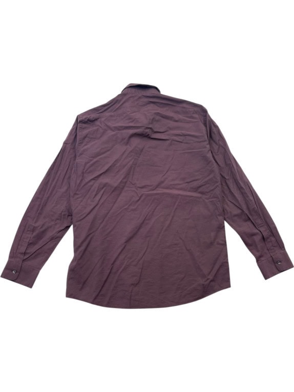 BOSS HUGO BOSS SHIRT MINIMAL BURGUNDY MENS PRE OWNED L