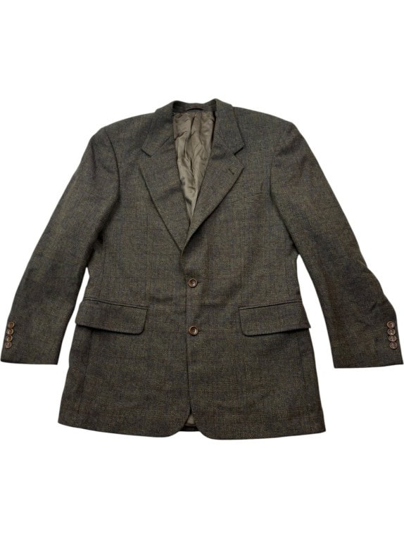 BOSS HUGO BOSS ΣΑΚΑΚΙ CLASSIC TWEED OLIVE BROWN ΑΝΤΡΙΚΟ PRE OWNED M