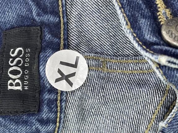 BOSS HUGO BOSS ΤΖΙΝ ΠΑΝΤΕΛΟΝΙ CLASSIC WASHED BLUE ΑΝΤΡΙΚΟ PRE OWNED XL