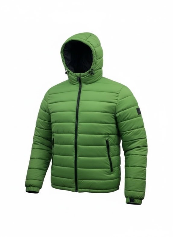 BOSS Puffer Μπουφάν Casual Λογότυπο Πράσινο Ανδρικό XL