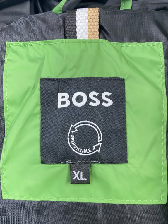 BOSS Puffer Μπουφάν Casual Λογότυπο Πράσινο Ανδρικό XL