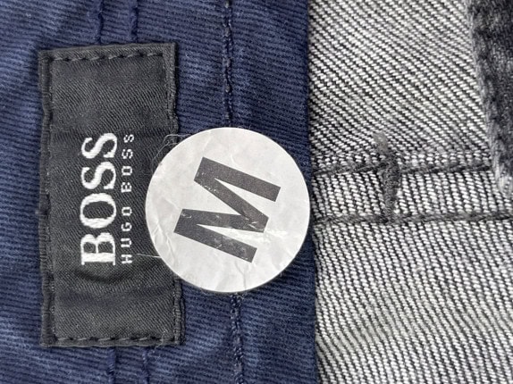 BOSS JEANS WASHED BLACK MEN PRE OWNED M