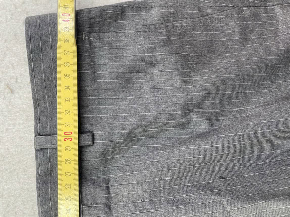 90s BRIAN BARRY COMPLETO MINIMAL GRIGIO UOMO PRE OWNED S