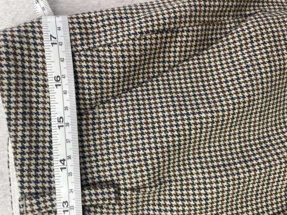 DONDUP TROUSERS CHECKED BEIGE MENS PRE OWNED L