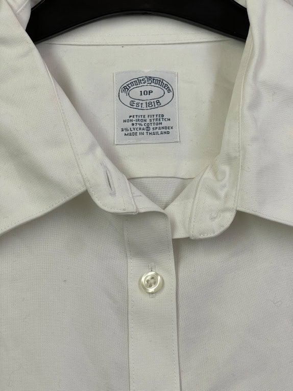 BROOKS BROTHERS ΠΟΥΚΑΜΙΣΟ CLASSIC ΛΕΥΚΟ ΓΥΝΑΙΚΕΙΟ S pre-owned
