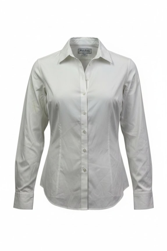 BROOKS BROTHERS ΠΟΥΚΑΜΙΣΟ CLASSIC ΛΕΥΚΟ ΓΥΝΑΙΚΕΙΟ S pre-owned