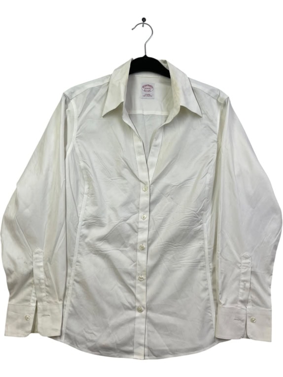 BROOKS BROTHERS ΠΟΥΚΑΜΙΣΟ ΛΕΥΚΟ ΓΥΝΑΙΚΕΙΟ M