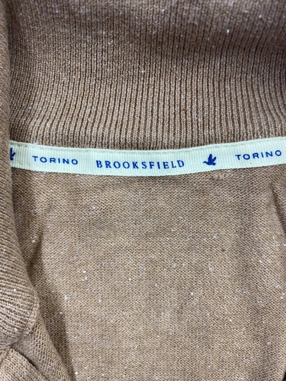Brooksfield Torino Half-Zip Knit Camel Men’s 3XL