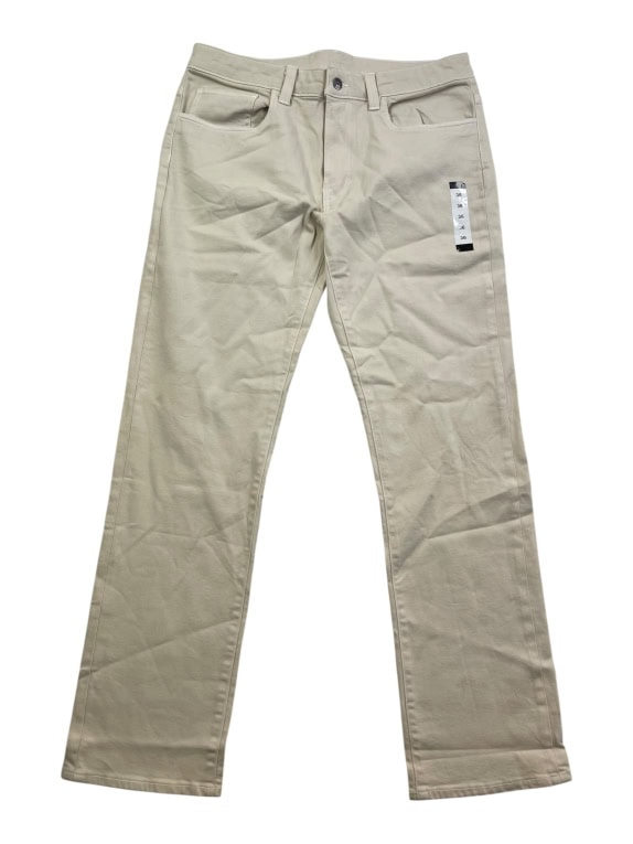 BUFFALO DAVID BITTON Παντελόνι Chino Casual Λογότυπο Μπεζ Ανδρικό XL