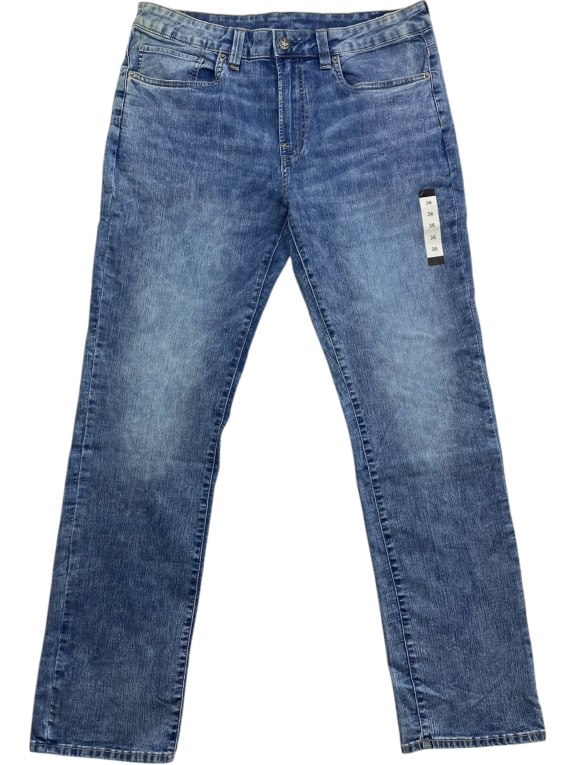 BUFFALO DAVID BITTON ΤΖΙΝ ΠΑΝΤΕΛΟΝΙ VINTAGE WEAR ΛΟΓΟΤΥΠΟ ΜΠΛΕ ΑΝΔΡΙΚΟ L (W36)