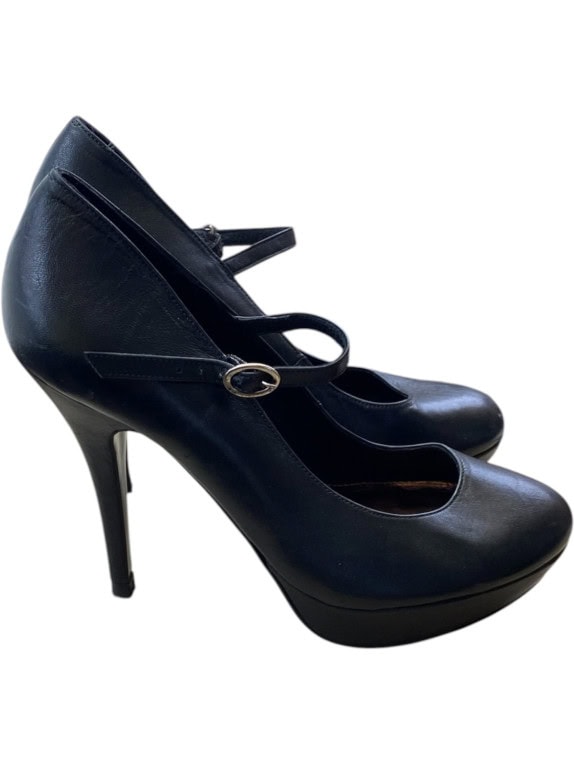 BUFFALO LONDON ΓΟΒΕΣ MARY JANE PLATFORM ΜΑΥΡΟ ΓΥΝΑΙΚΕΙΟ PRE OWNED EU 38