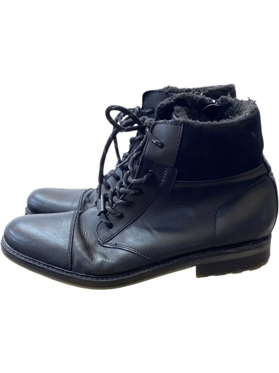 BUGATTI BOOTS CLASSIC BLACK MENS PRE OWNED EU 48