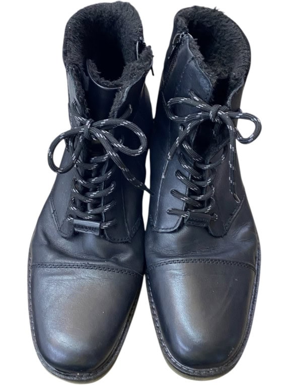BUGATTI BOOTS CLASSIC BLACK MENS PRE OWNED EU 48