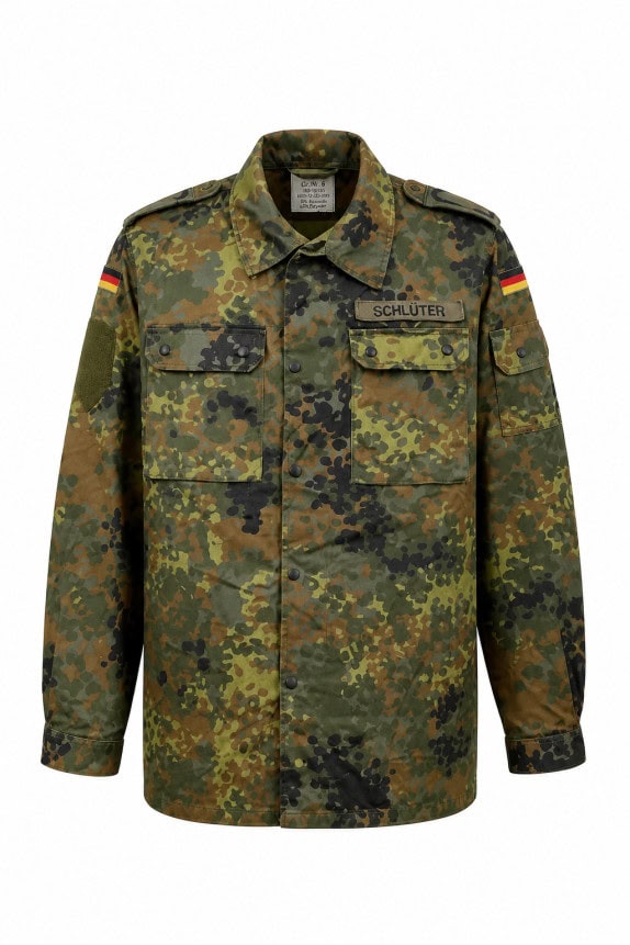 BUNDESWEHR FIELD JACKET UTILITY FLECKTARN CAMO ΑΝΤΡΙΚΟ PRE OWNED L