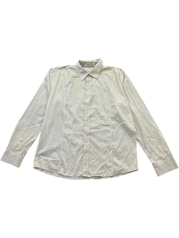 BURBERRY BRIT ΠΟΥΚΑΜΙΣΟ ΚΛΑΣΙΚΟ ΚΡΕΜ ΑΝΤΡΙΚΟ PRE OWNED M