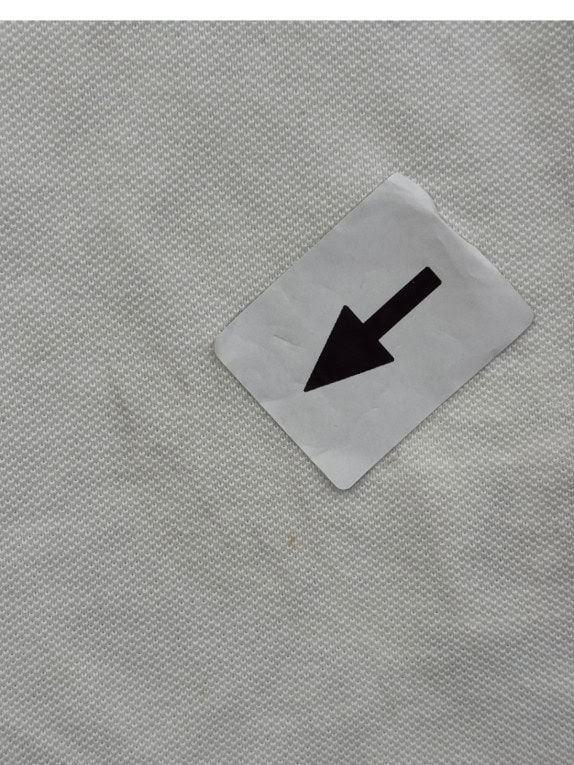 BURBERRY LONDON POLO SHIRT MINIMAL OFF WHITE WOMENS PRE OWNED XS