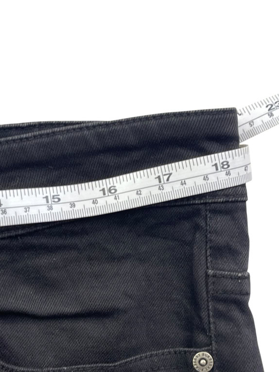 BURBERRY LONDON JEANS MINIMAL BLACK WOMENS PRE OWNED L