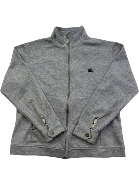 BURBERRY LONDON ΖΑΚΕΤΑ ΦΕΡΜΟΥΑΡ CLASSIC ΓΚΡΙ ΓΥΝΑΙΚΕΙΟ PRE OWNED S