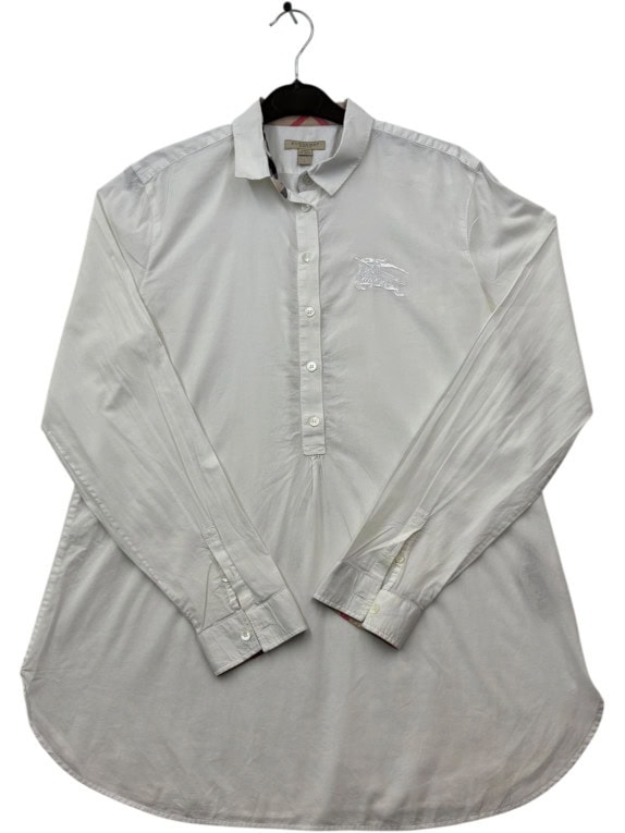 BURBERRY SHIRT MINIMAL WHITE WOMEN PRE OWNED