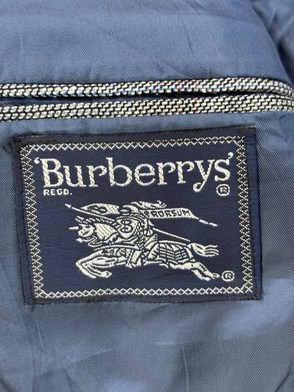 BURBERRY ΣΑΚΑΚΙ VINTAGE ΓΚΡΙ ΑΝΤΡΙΚΟ PRE OWNED M