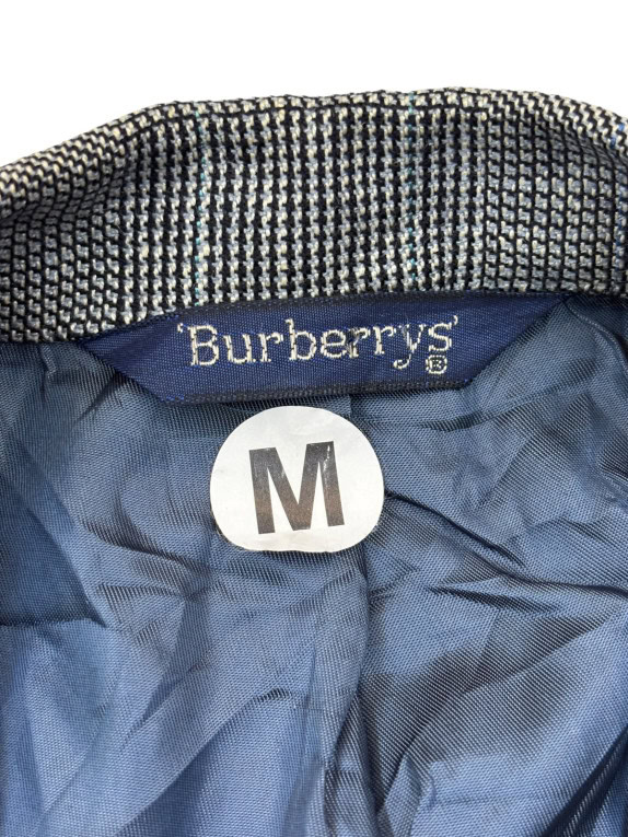 BURBERRY ΣΑΚΑΚΙ VINTAGE ΓΚΡΙ ΑΝΤΡΙΚΟ PRE OWNED M