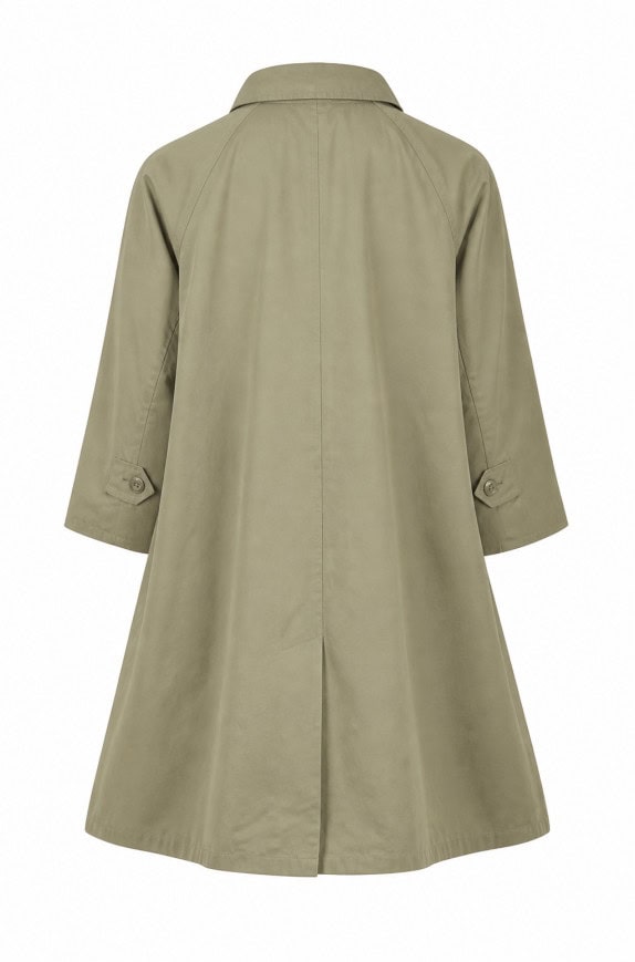 TRENCH COAT 90S  MINIMAL KHAKI ΑΝΤΡΙΚΟ PRE OWNED XXL