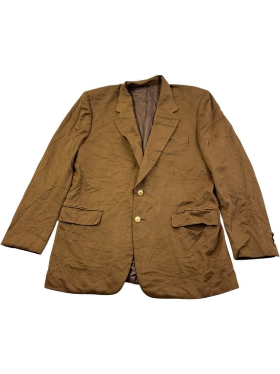BURBERRYS BLAZER VINTAGE CAMEL UOMO PRE OWNED XL