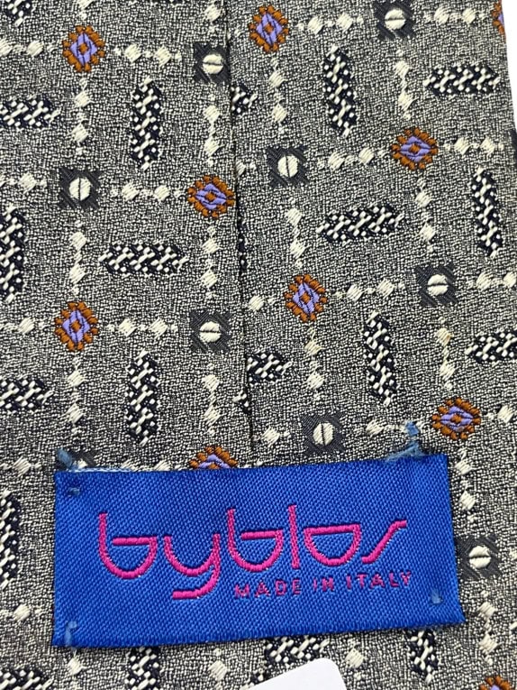 BYBLOS ΓΡΑΒΑΤΑ RETRO ΓΚΡΙ ΑΝΤΡΙΚΟ PRE OWNED