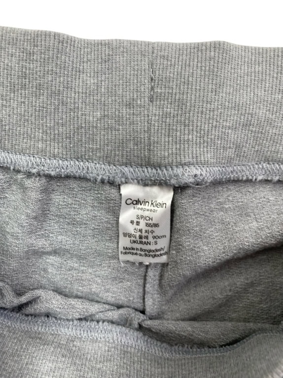 Calvin Klein Φόρμα Παντελόνι Casual CK Logo Γκρι Ανδρικό S