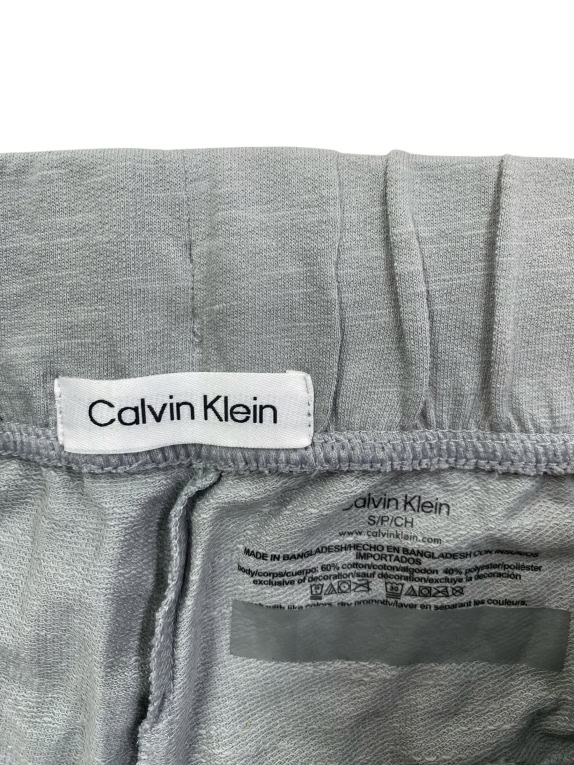 Calvin Klein Φόρμα Παντελόνι Casual Logo Tape Γκρι Ανδρικό S
