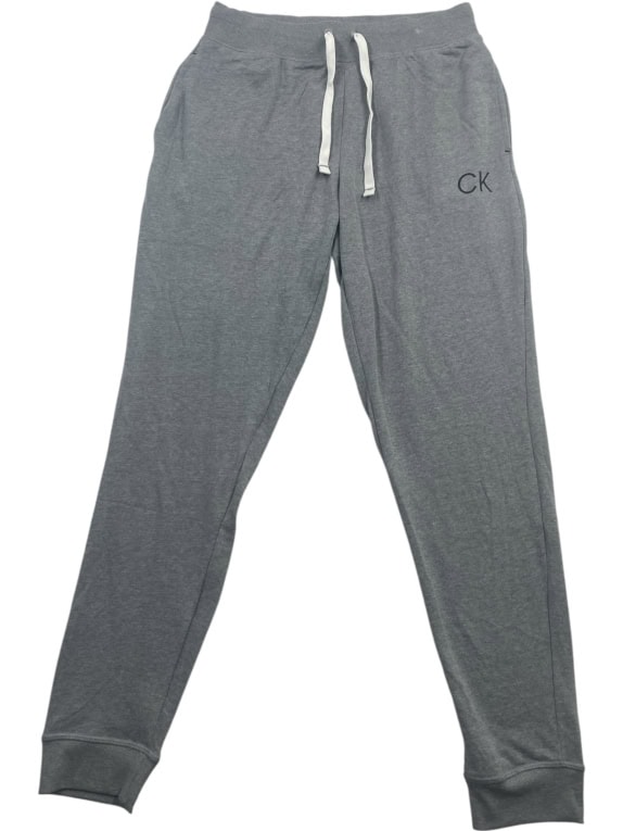 CALVIN KLEIN Φόρμα Παντελόνι Casual Με Λογότυπο CK Γκρι Ανδρικό S