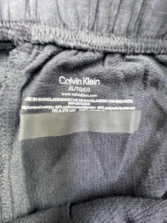 Calvin Klein Φόρμα Παντελόνι Casual Χωρίς Λογότυπο Γκρι Ανδρικό XL