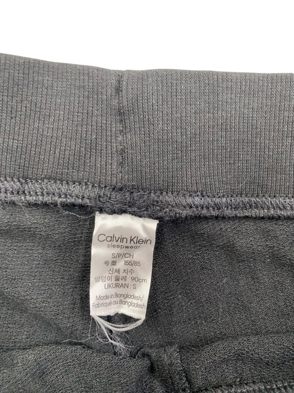 Calvin Klein Pantaloni della tuta Sleepwear Casual con logo Nero Unisex S