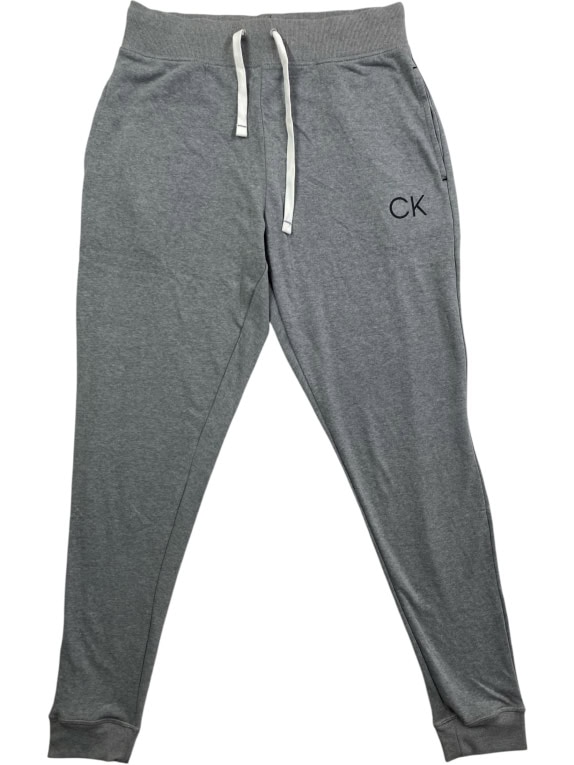 Calvin Klein Sweatpants Sleepwear Casual Logo Grey Unisex S