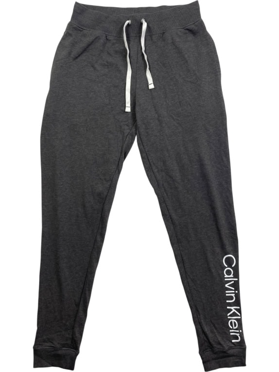 Calvin Klein Sweatpants Sleepwear Logo Print Charcoal Unisex S