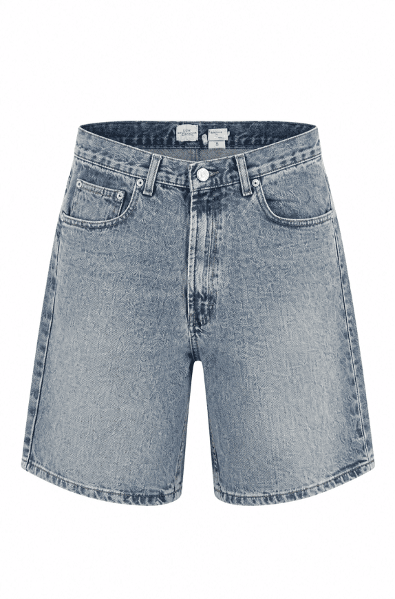 CALVIN KLEIN JEANS DENIM SHORTS WASHED BLUE ΑΝΤΡΙΚΟ PRE OWNED S