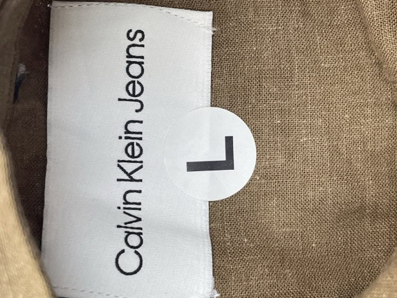 CALVIN KLEIN JEANS ΠΟΥΚΑΜΙΣΟ MINIMAL ΚΑΦΕ ΑΝΤΡΙΚΟ PRE OWNED L