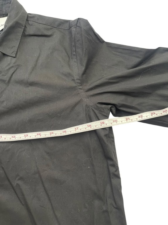 CALVIN KLEIN JEANS SHIRT MINIMAL BLACK MENS PRE OWNED M