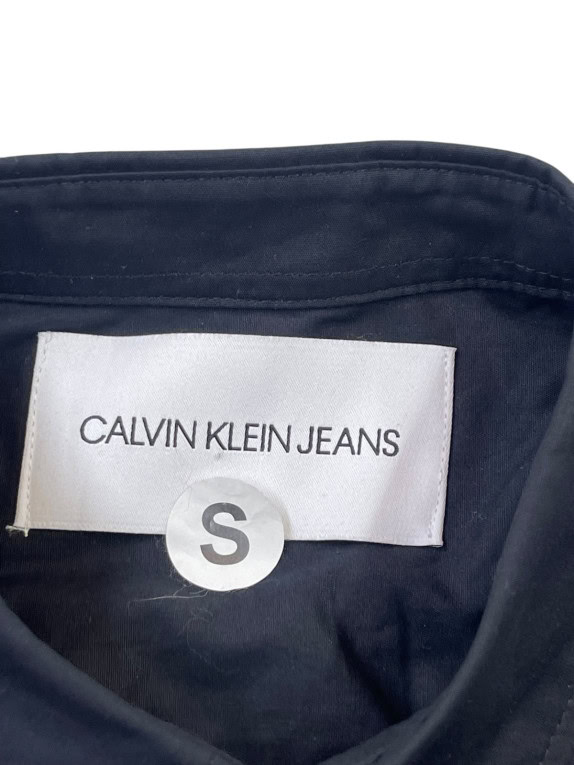 CALVIN KLEIN JEANS ΠΟΥΚΑΜΙΣΟ MINIMAL ΜΑΥΡΟ ΑΝΤΡΙΚΟ PRE OWNED S
