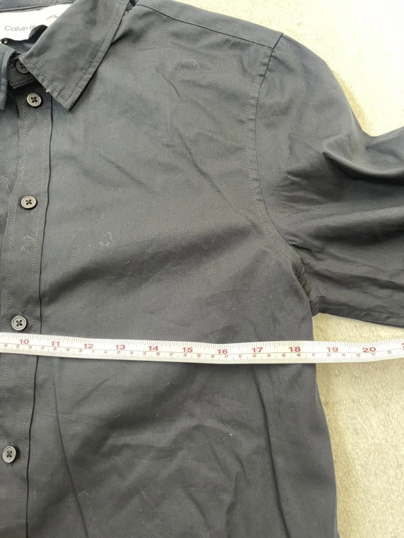 CALVIN KLEIN JEANS ΠΟΥΚΑΜΙΣΟ MINIMAL ΜΑΥΡΟ ΑΝΤΡΙΚΟ PRE OWNED S