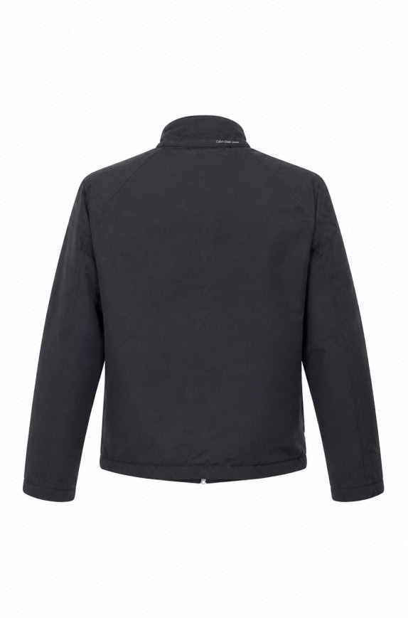 CALVIN KLEIN JEANS ZIP JACKET MINIMAL BLACK MENS PRE OWNED L