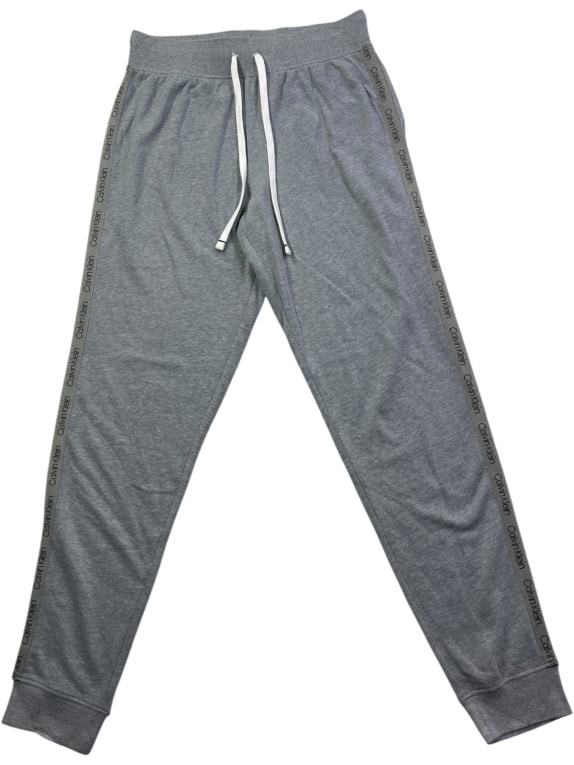 CALVIN KLEIN JOGGER PANTS MINIMAL ΓΚΡΙ UNISEX PRE OWNED XS/S