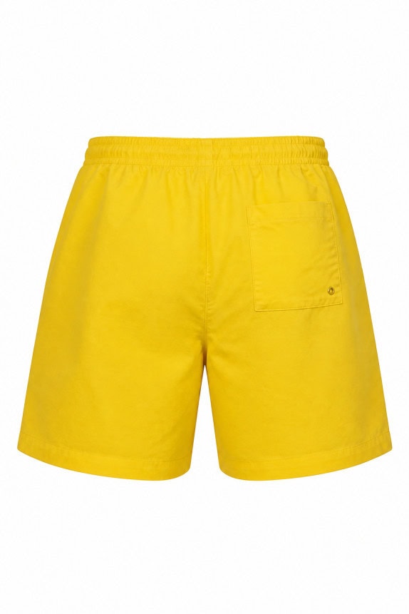 CALVIN KLEIN SWIM SHORTS SPELL OUT YELLOW MEN PRE OWNED L